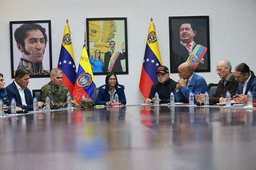 Delcy Rodríguez se abre a «cooperar» con EE.UU. y no menciona la liberación de Maduro