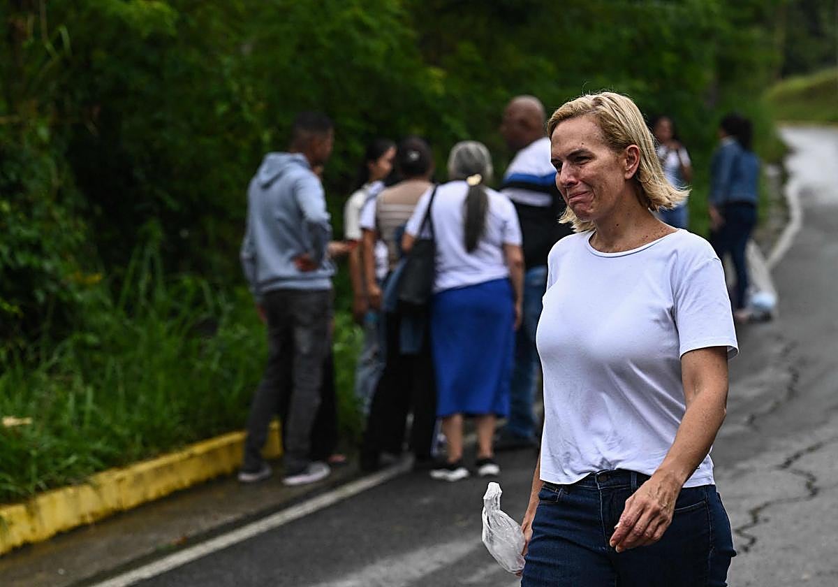 Mariana González, hija del opositor venezolano Edmundo González.