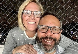 Mariana González, junto a su marido, Rafael Tudares.