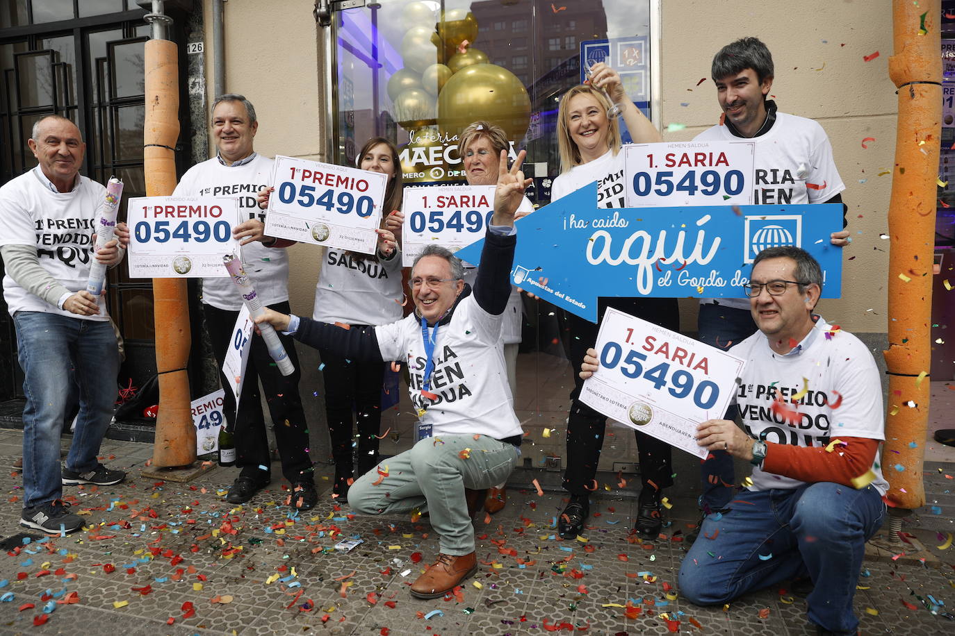 Administración de Bilbao, donde ha caído un pellizco del Gordo, 4,8 millones de euros