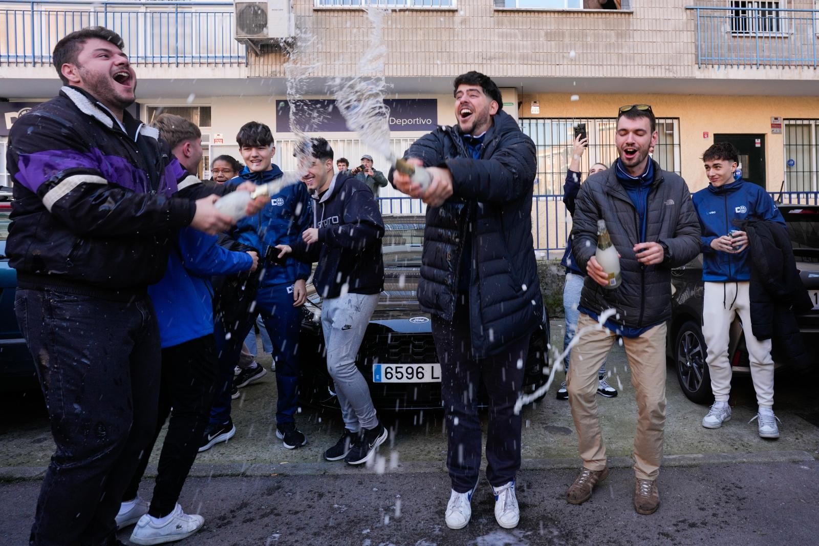 Club madrileño Distrito Olímpico, con la mitad del Gordo, comprado en Logroño