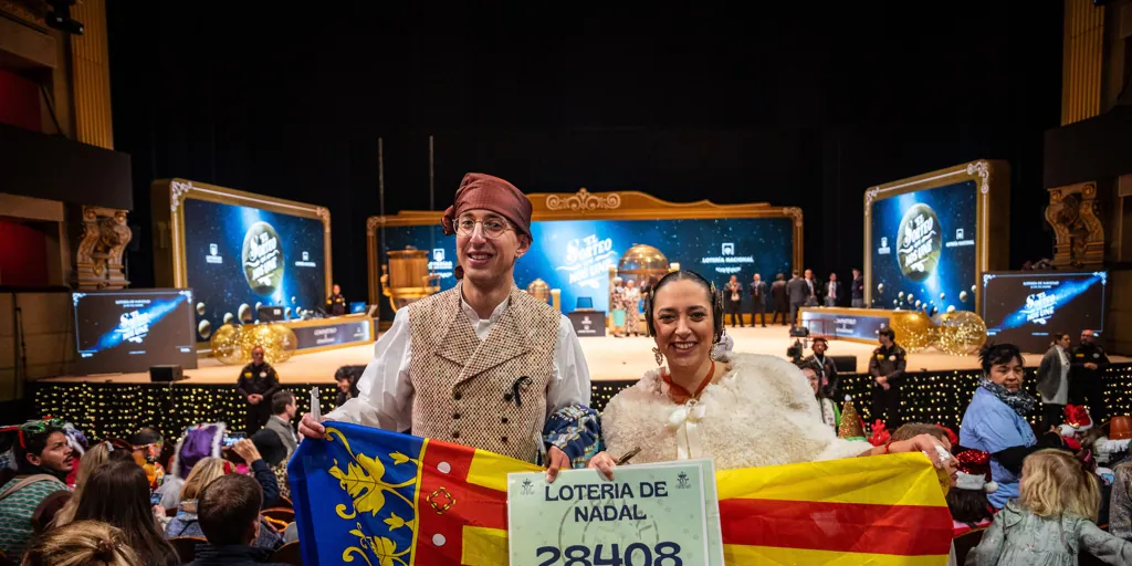 La Lotería de Navidad desde el Teatro Real: guiños a Valencia y un Gordo que no fue