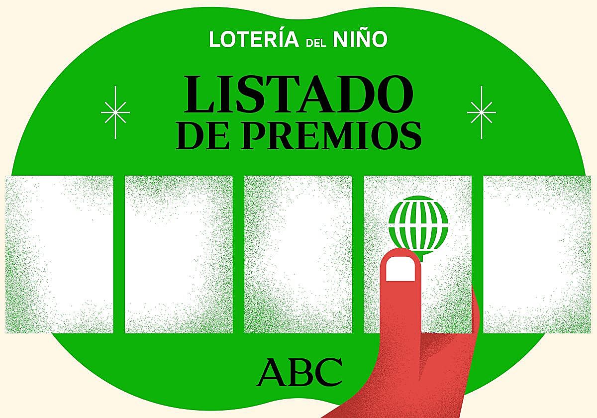 Lista completa de premios de la Lotería del Niño 2026