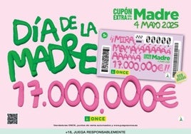Comprobar Sorteo Cupón Extra Día de la Madre de la ONCE, en directo: número del décimo ganador y lista oficial de premios hoy, domingo 4 de mayo