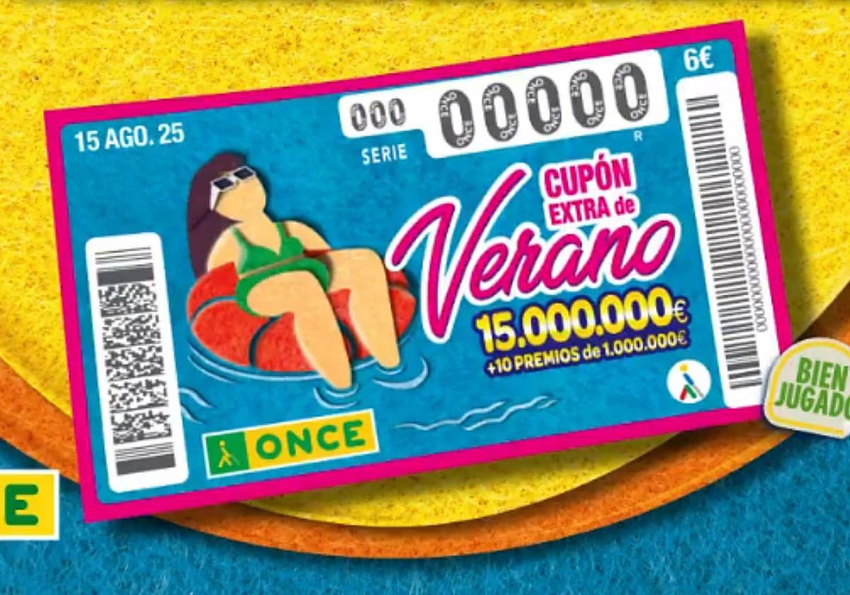 A qué hora es el Sorteo Extraordinario del Cupón Extra de Verano de la ONCE y dónde ver online hoy