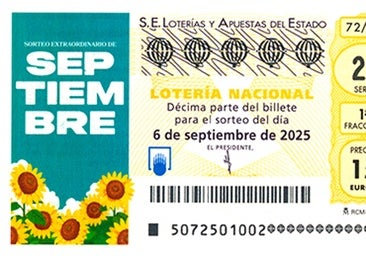 Comprobar Lotería Nacional hoy, en directo: números, resultados, décimo ganador y premios del Sorteo Extraordinario del sábado 6 de septiembre