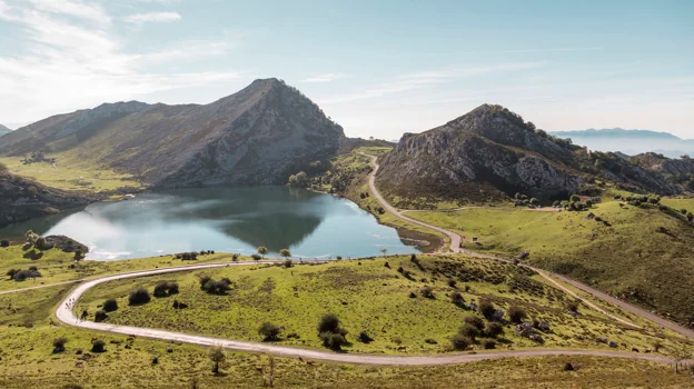 Going up to Lake Covadonga on a clear day is a driving delight