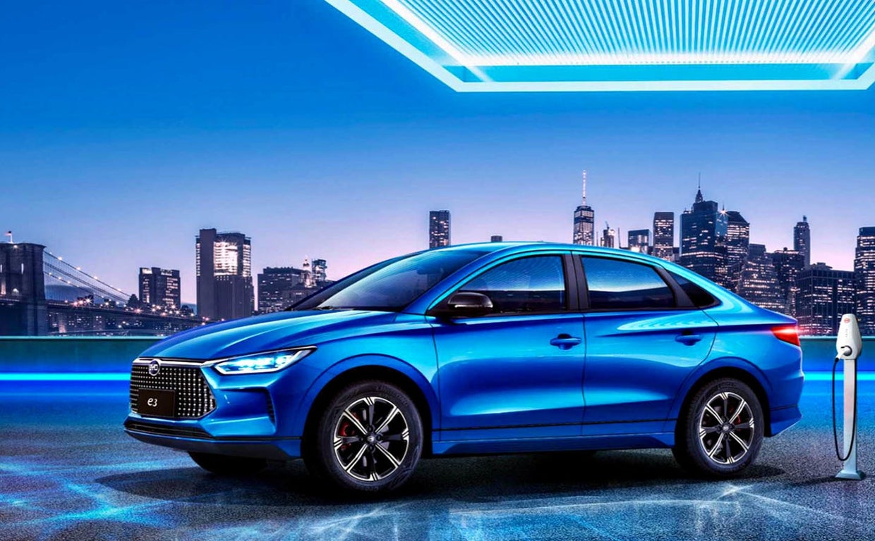 La marca BYD es una de las que más vende en China