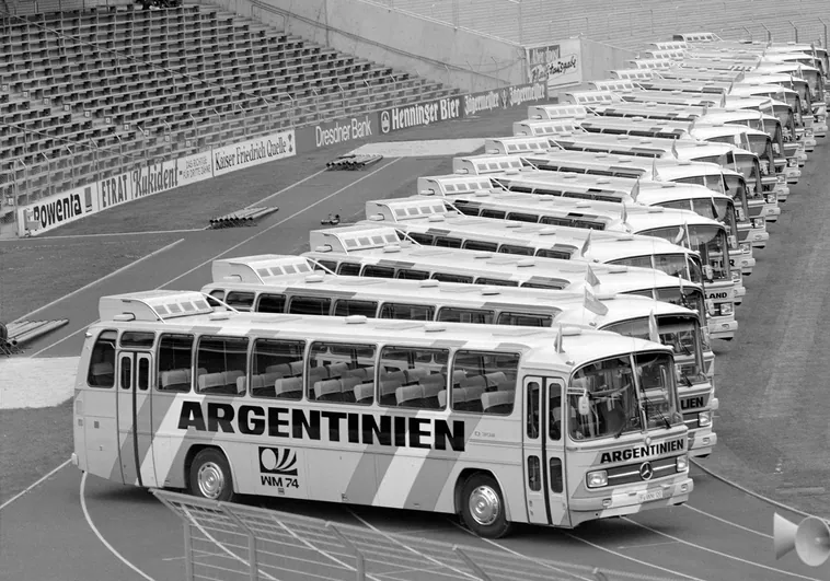 Mercedes-Benz O 302, un viaje a la Copa del Mundo de 1974