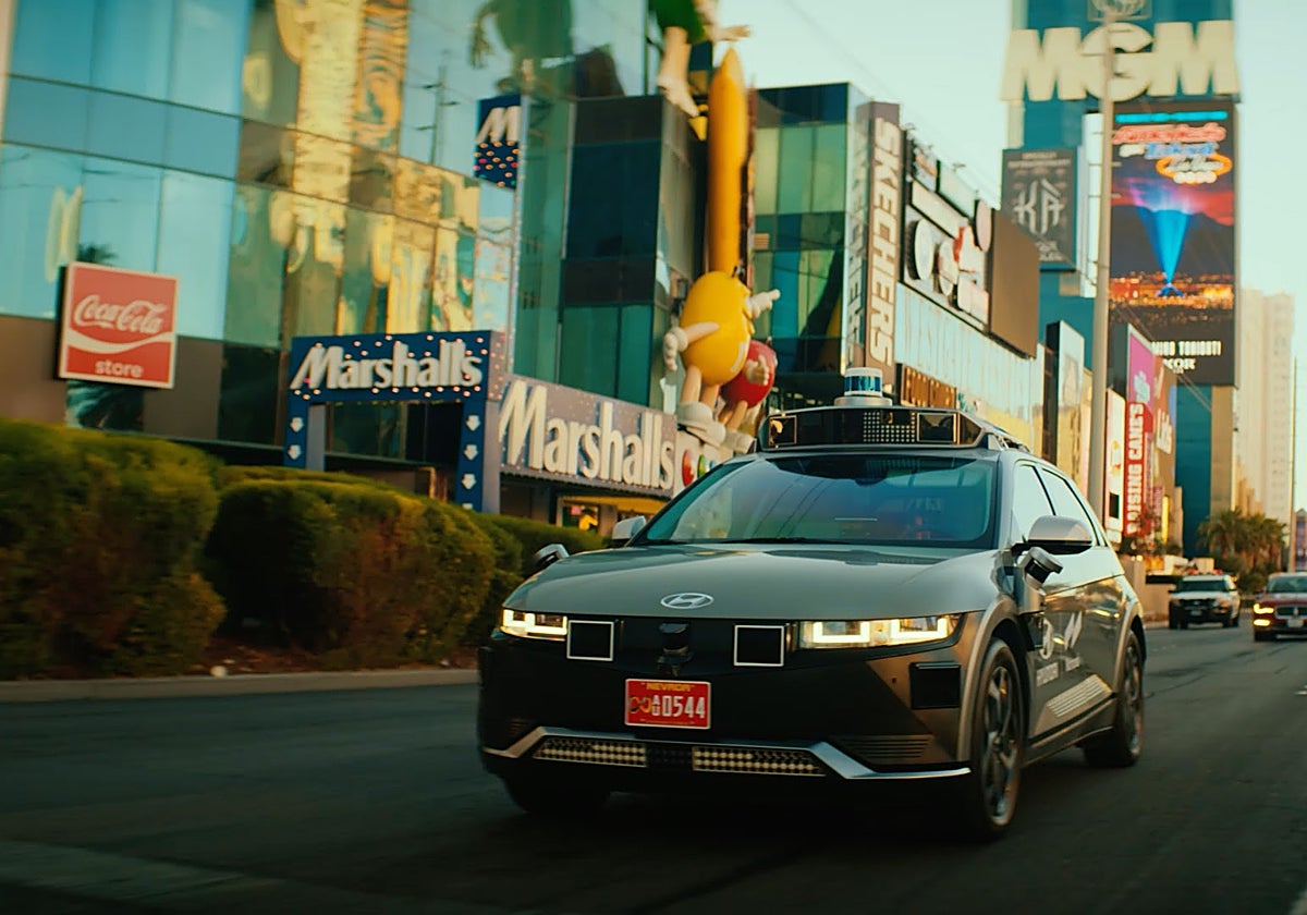 El Ioniq 5 circula por las avenidas de Las Vegas en pruebas