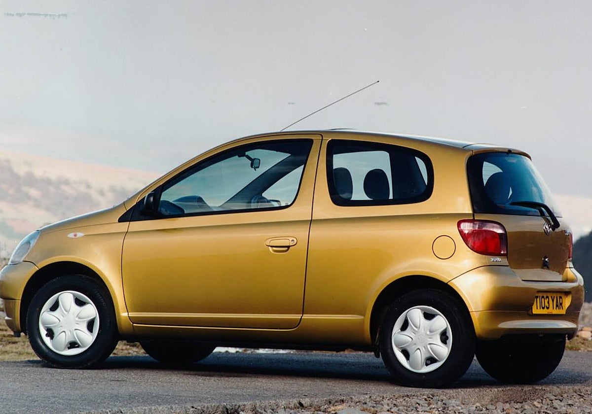Una de las primeras generaciones del Yaris