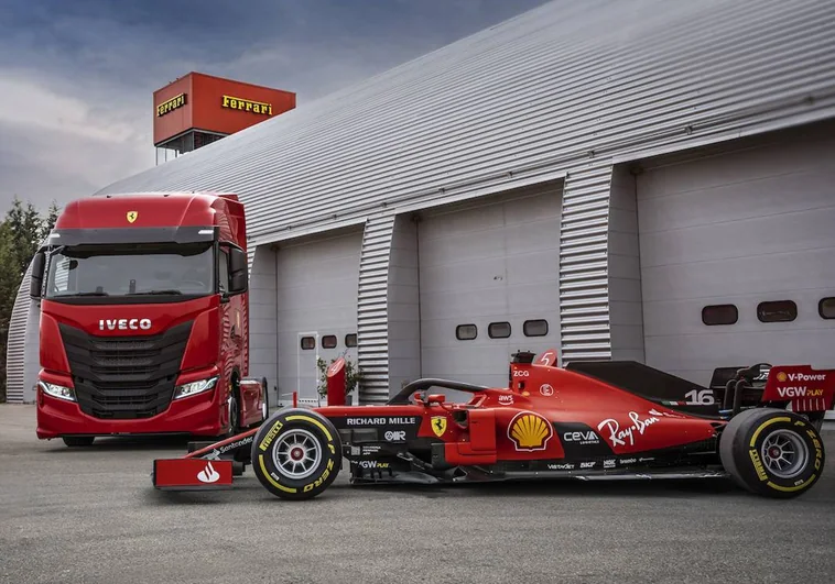 Los camiones Iveco se suman a la flota de Ferrari para Fórmula 1