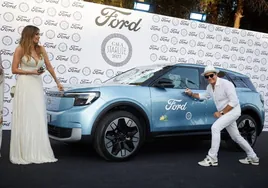 Ford presenta en Marbella su nuevo modelo 100% eléctrico, el Explorer, de la mano de Antonio Banderas