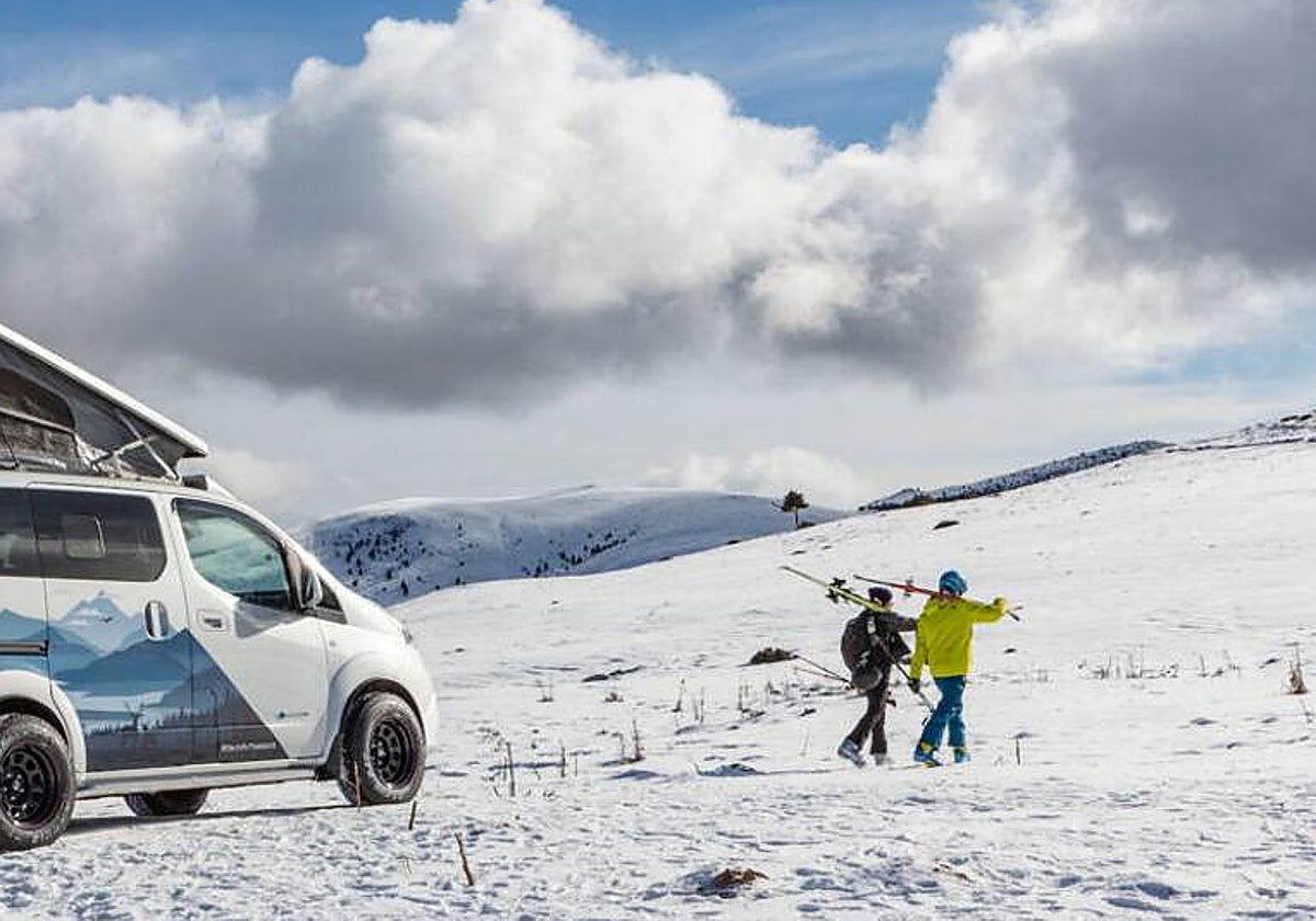 Viajar en camper en invierno