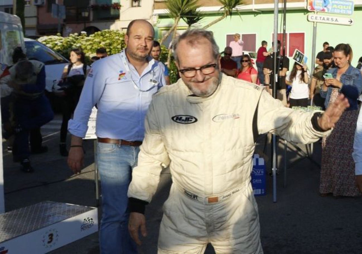 José María Molas en una de los rallys que tanto le gustaban