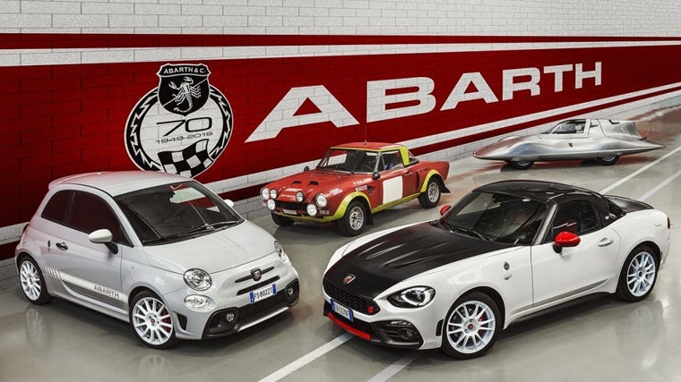 Modelos fabricados en los 75 años de Abarth