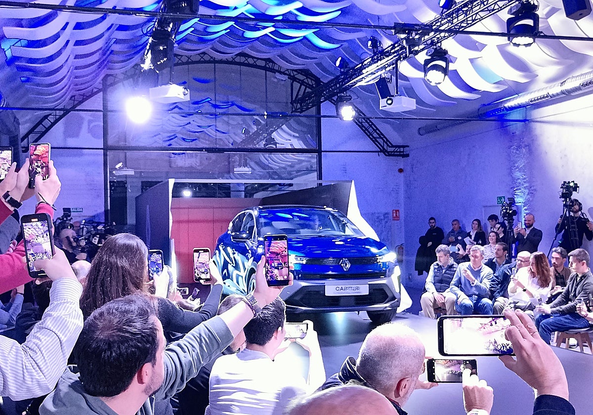 El nuevo Captur durante su presentación internacional