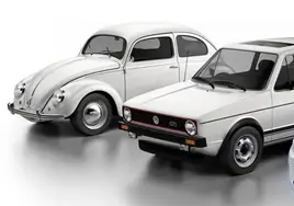 Del redondo Beetle al anguloso Golf, 50 años de historia del motor
