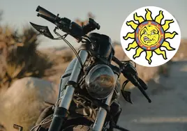 ¿Qué significa la pegatina del sol que llevan muchos conductores en su moto?