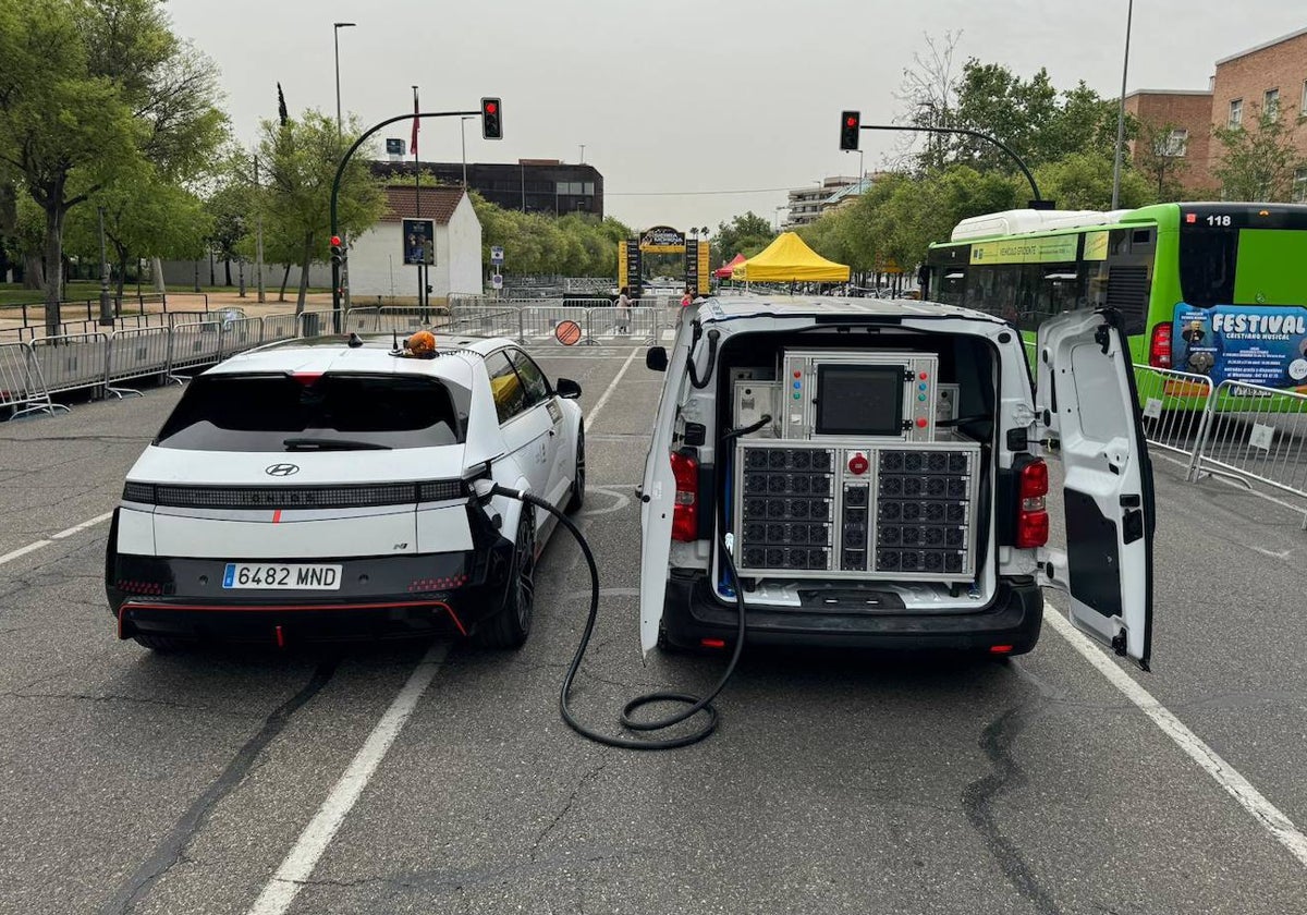 Coche 0b test-car del S-CER el nuevo IONIQ 5 N 100% eléctrico