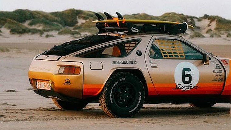 El singular «coche de surf» de Porsche