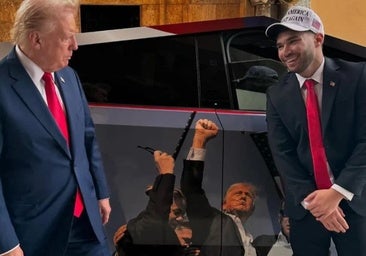 Un 'streamer' le regala un Tesla Cybertruck a Donald Trump