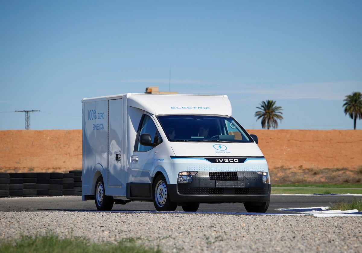 Iveco eMoovy en el circuito de Aspar.