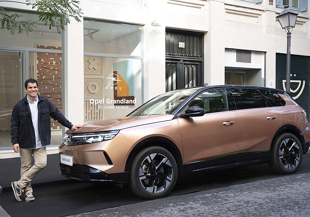 El artista Jaime Monge, nuevo embajador del Opel Grandland