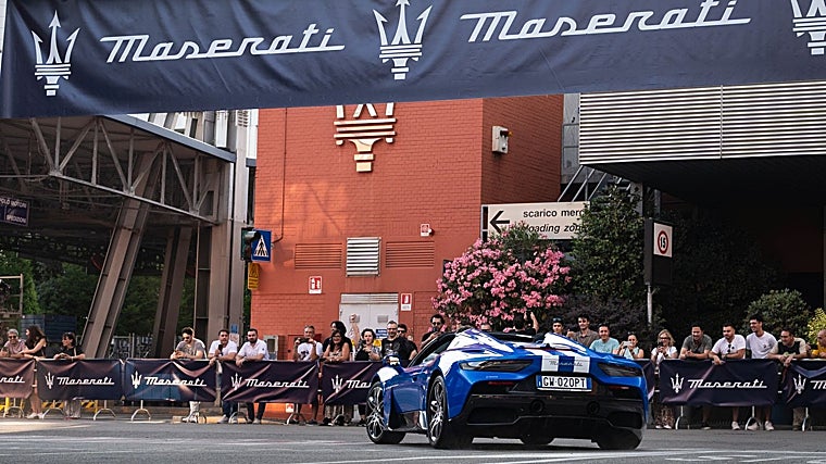 Desfile de la sede de Maserati