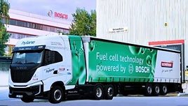 Así es el primer camión de pila de combustible que ya circula por Europa