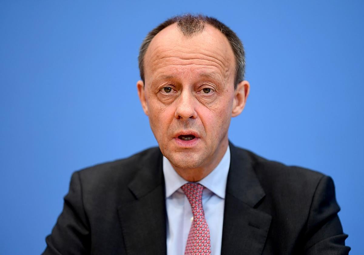 El canciller alemán, Friedrich Merz