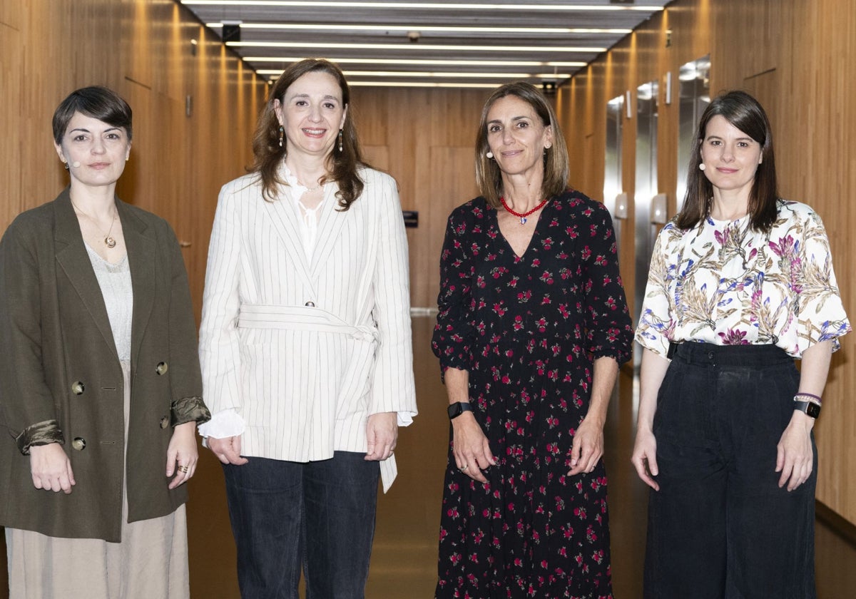 Esther Colino (ProCircular), Isabel Goyena García-Tuñón (Envalora), Isabel Rivadulla Sánchez (Signus) y Sandra Anguiano (Ecovidrio)