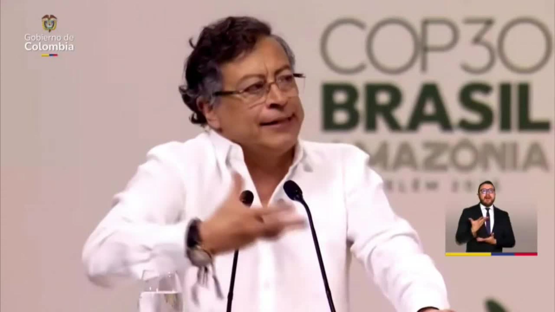 Petro denuncia &quot;fracaso&quot; mundial en términos de temperatura por el &quot;lobby&quot; petrolero