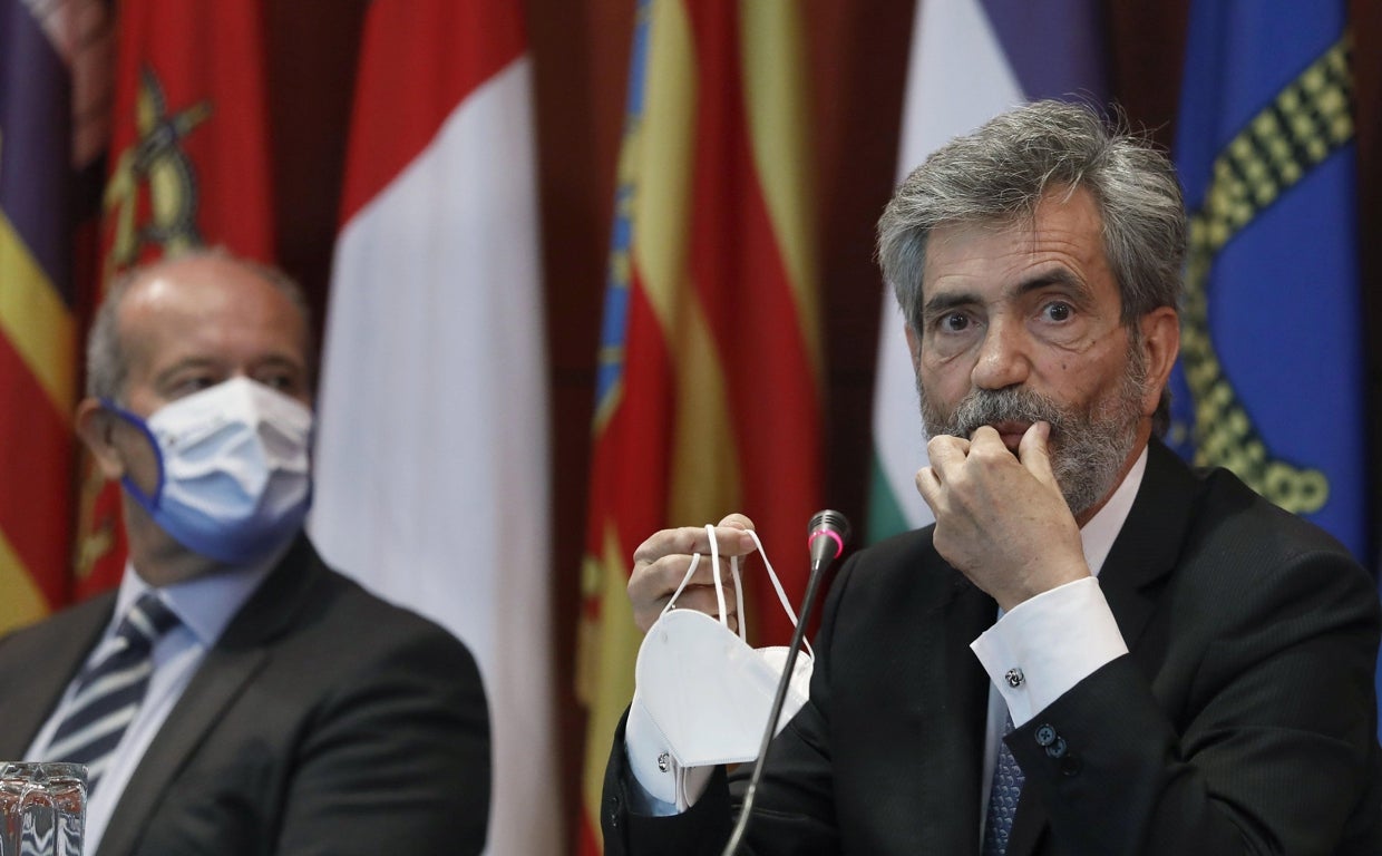 El presidente del Tribunal Supremo y del CGPJ, Carlos Lesmes