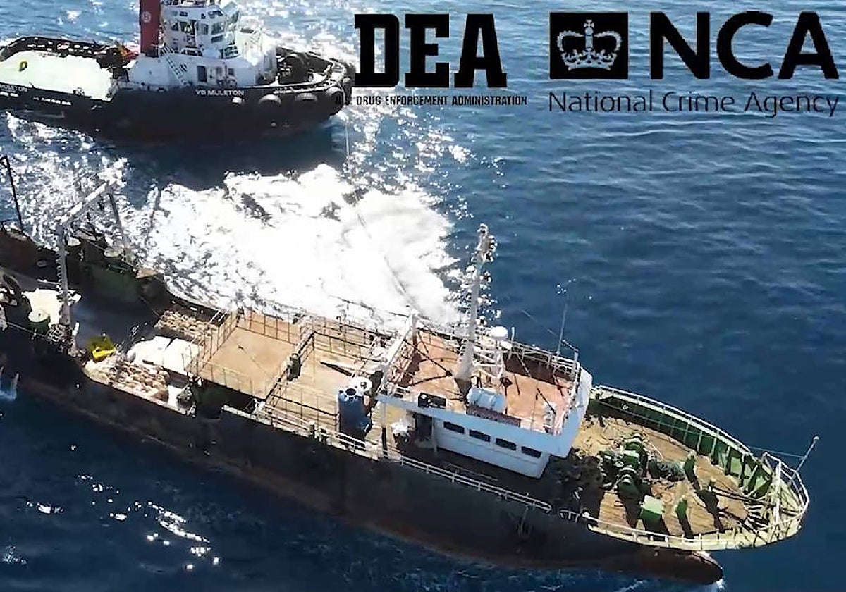 El pesquero apresado esta semana cerca del archipiélago canario, con 3,3 toneladas de cocaína