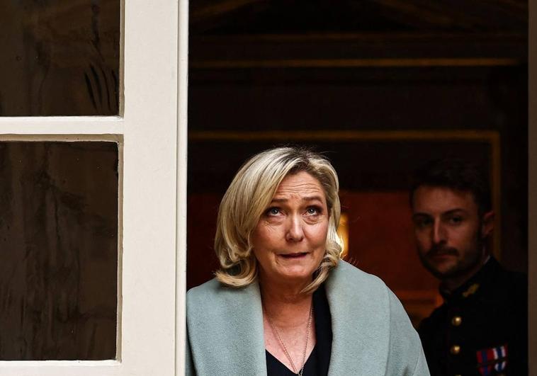 Marine Le Pen, líder de la Agrupación Nacional francesa