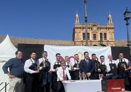 El canarión Geovany Almanza se alza con el Giraldillo de Oro del IX Concurso Nacional de Cortadores de Jamón