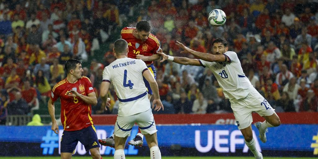 Alineación de España ante Países Bajos, partido de la Nations League hoy