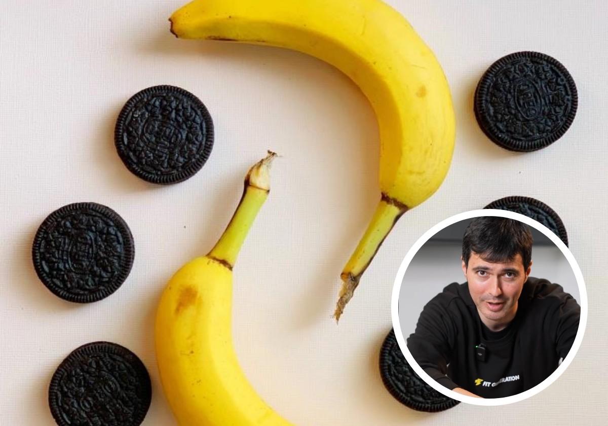 Un nutricionista, sobre una Oreo o un plátano: «El plátano tiene el doble de azúcar»