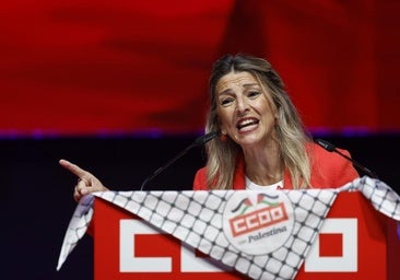 Yolanda Díaz endurece su discurso ante el caso Santos Cerdán: «La corrupción está en el PP y en el PSOE»
