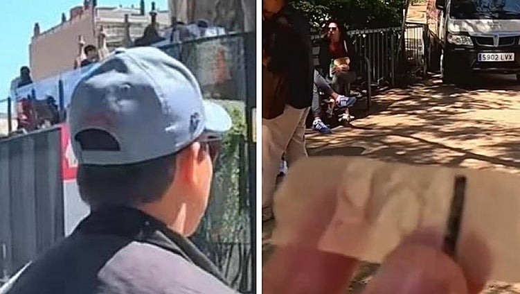 Un turista pica en el clásico timo de la Sagrada Familia de Barcelona: «En tu casa nunca te va a ir»