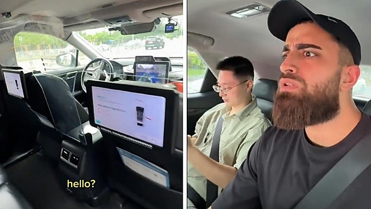 Un turista prueba a coger un taxi robot autónomo en China y esta es su experiencia: «Ha parado justo en mitad de la carretera»