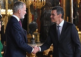 La espantada de Sánchez marca la recepción del 12-O en el Palacio Real