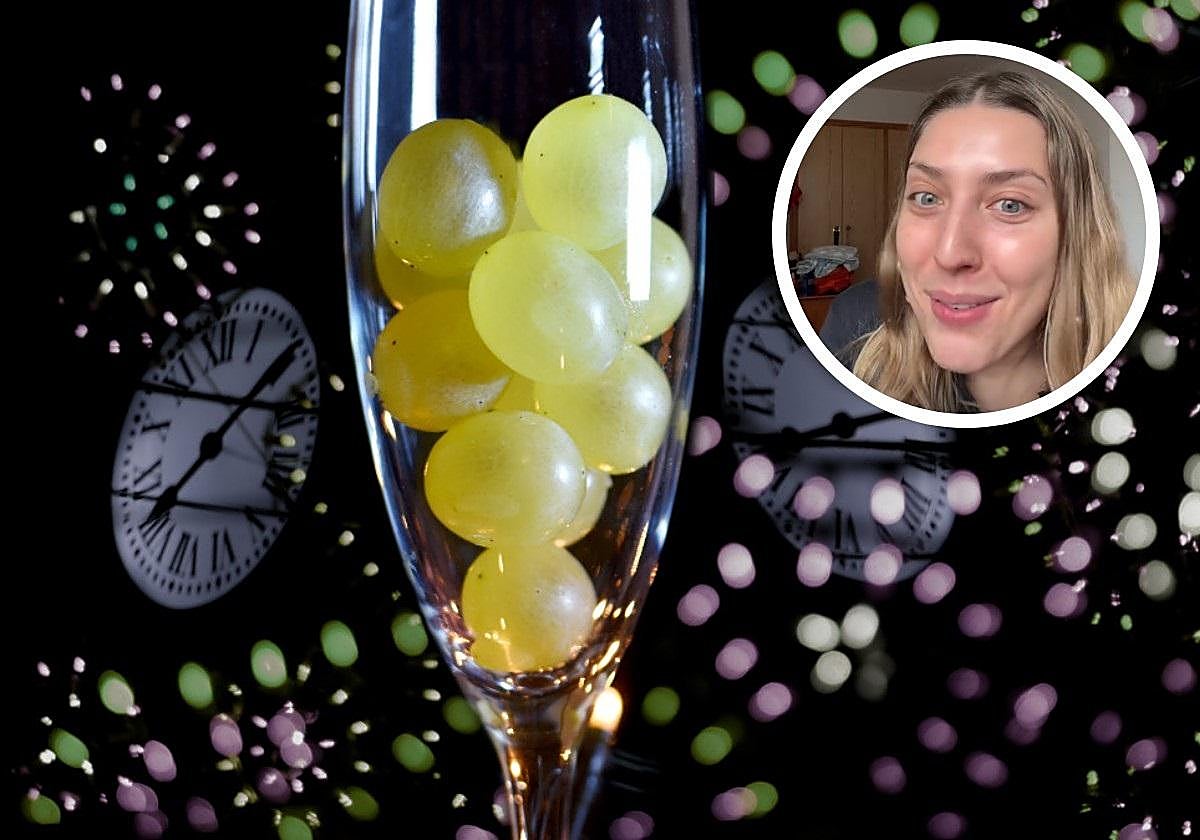 Una uruguaya que vive en España, contundente con la tradición en España de comer doce uvas en Nochevieja: «Lo más loco es...»