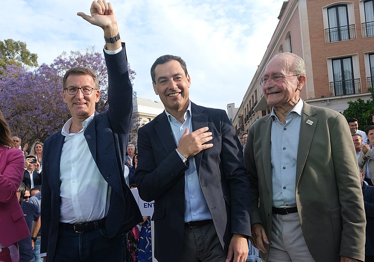 El PSOE pelea un eje Sevilla-Málaga para el 28M