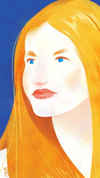 Leonor hace los deberes