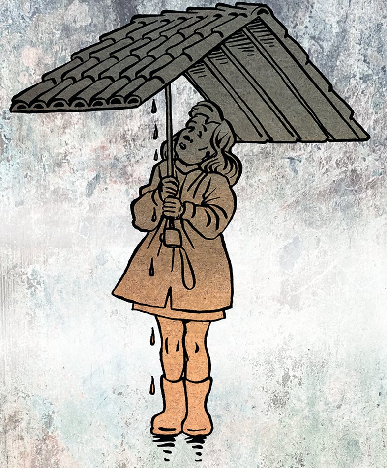 Una grieta en el tejado