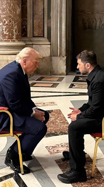 Encuentro entre Donald Trump y Volodymyr Zelensky en la Basílica de San Pedro
