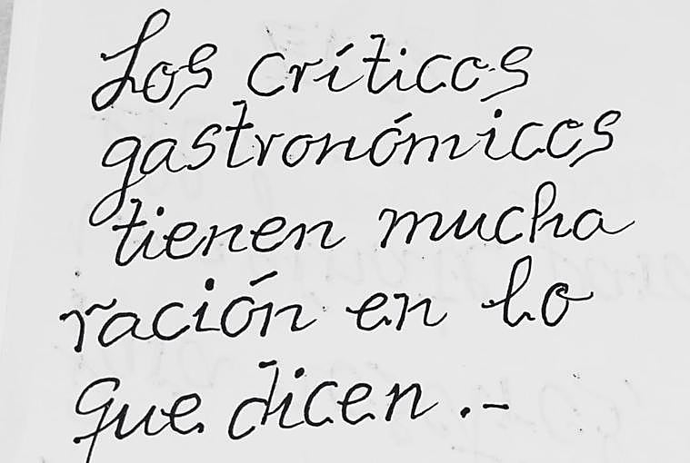 Críticos gastronómicos