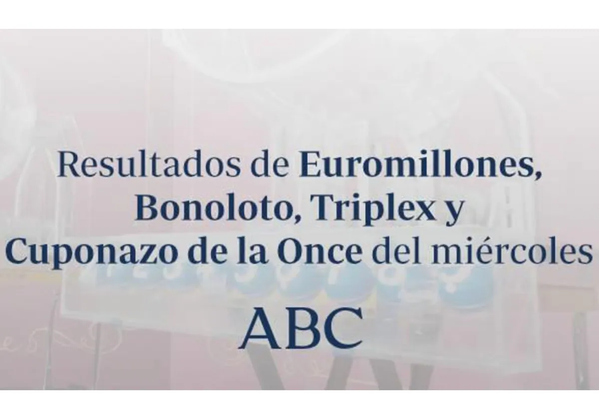 Triplex, Bonoloto y Cupón de la Once: comprueba los resultados de las loterías que se celebran el miércoles, 22 de mayo de 2024